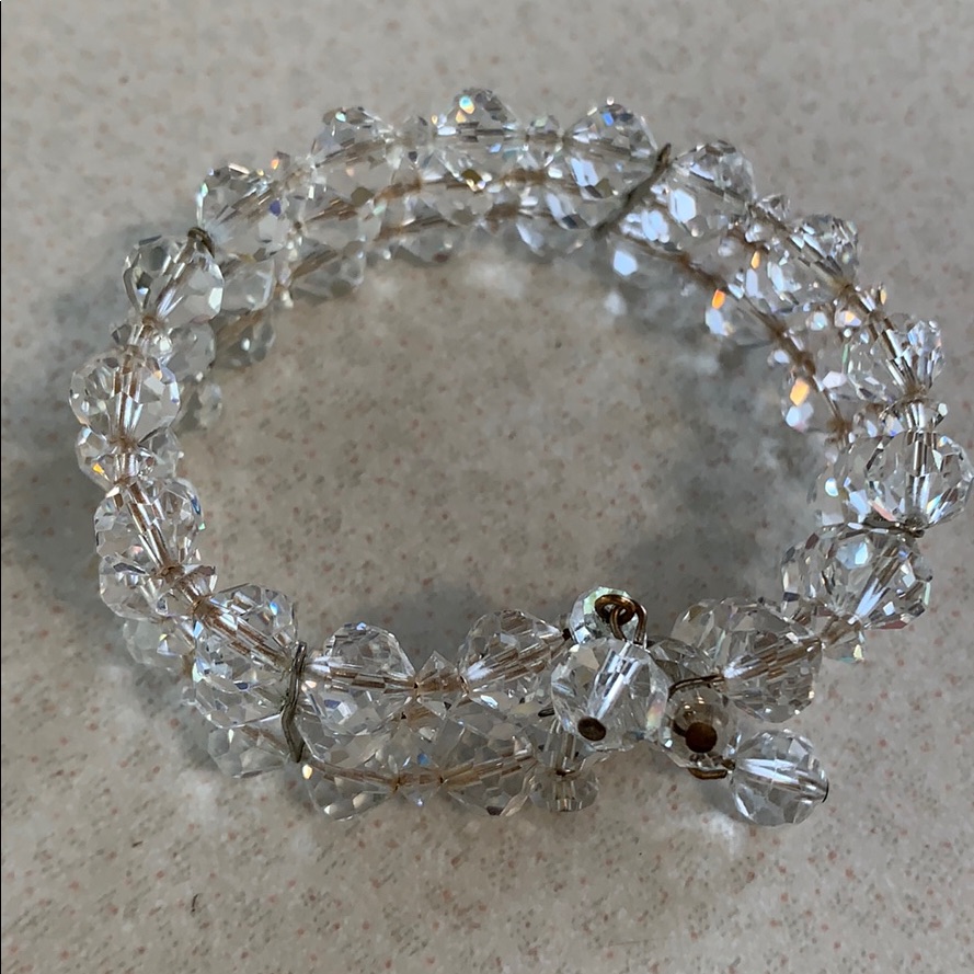 3 Stranded Crystal Wrap Bracelet